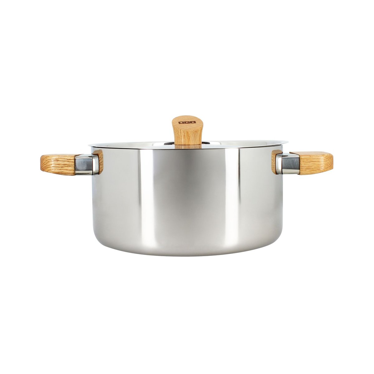 Faitout 24cm en acier inoxydable, ECTOR inox-naturel, OGO LIVING