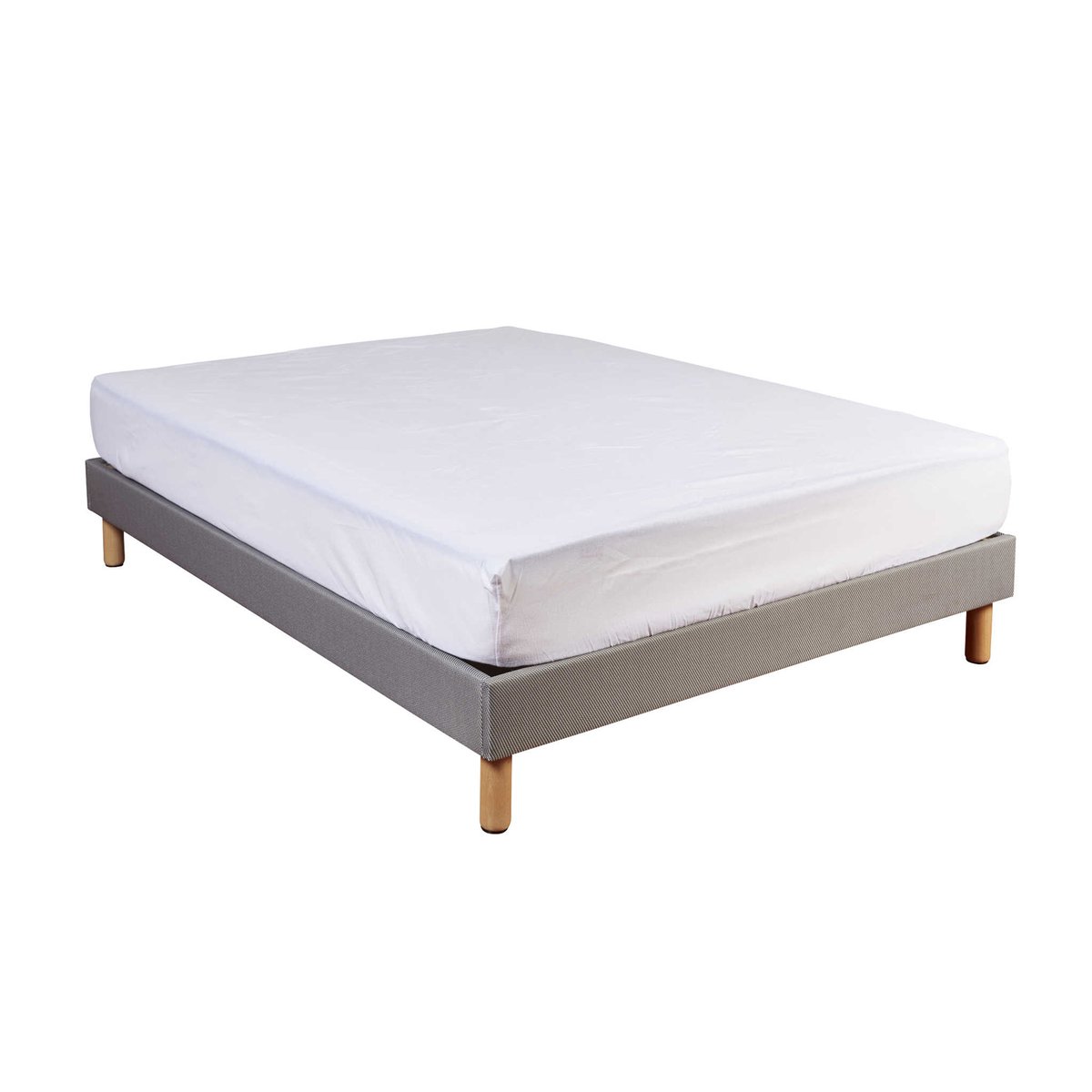 Protège matelas coton imperméable bonnet 30 blanc, TERRE DE NUIT