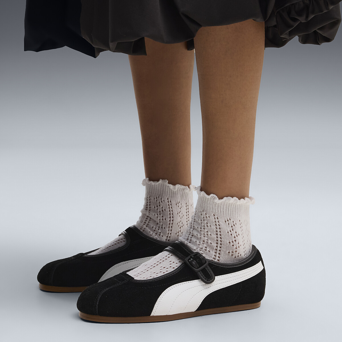 Ballerines TACKLETTE CAT noir/blanc, PUMA