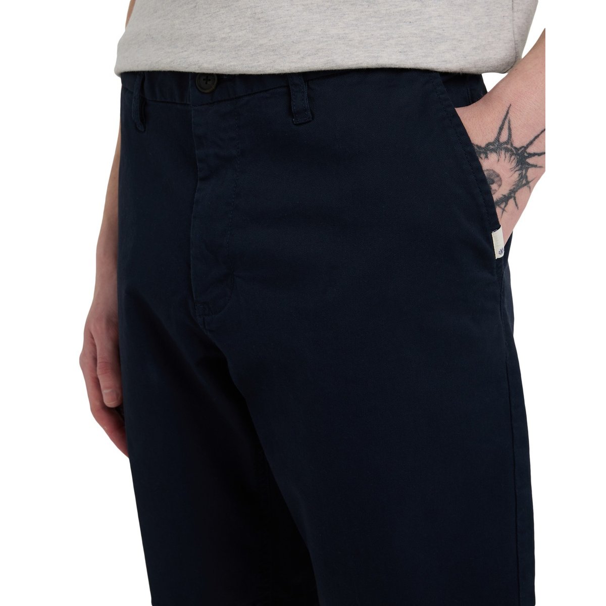 Short chino REGULAR bleu eclipse navy, ELEMENT