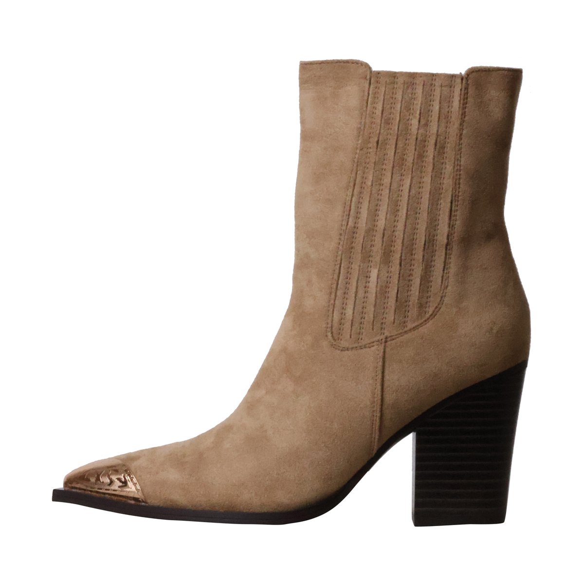 Bottines à Zip khaki-beige, ENZA NUCCI