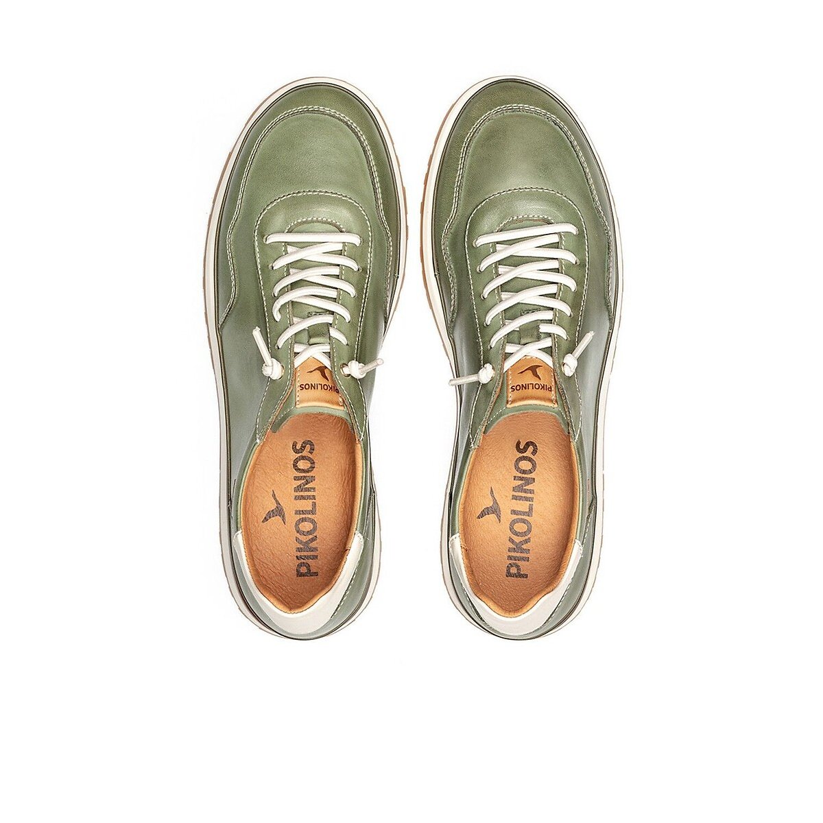 Sneakers aus Leder, DENIA grün, PIKOLINOS
