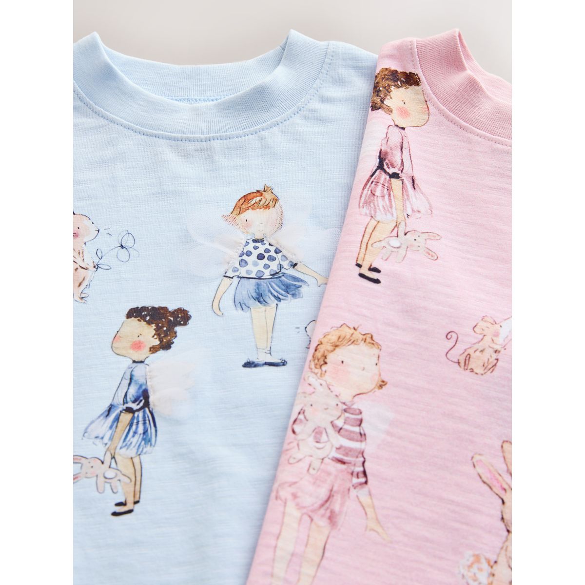 Short cycliste et haut, lot de 2 bleu/rose, NEXT