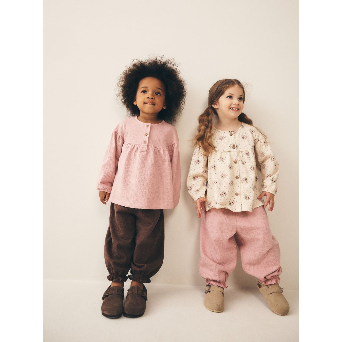 Chemisier et pantalon bouffant, lot de 4 rose, NEXT