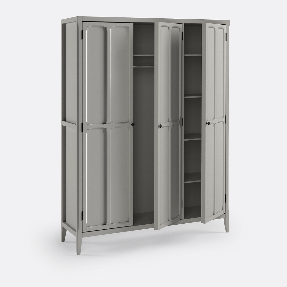 Armoire 3 portes, Eugénie gris clair, LA REDOUTE INTERIEURS