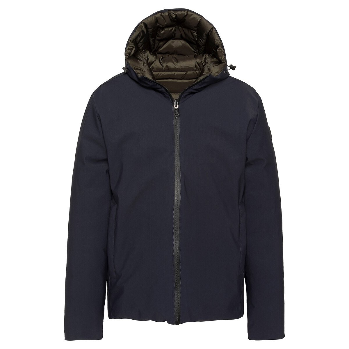 Giacca reversibile, blu navy e kaki, con cappuccio, CANFIELD blu marino/ kaki, SCHOTT