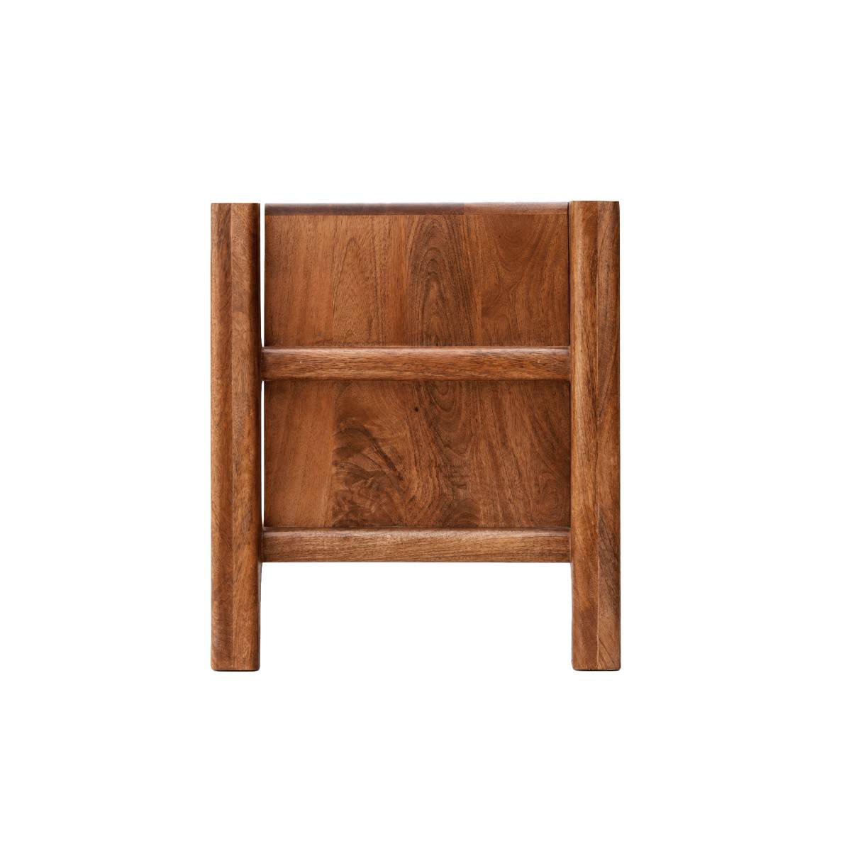 Meuble TV en bois de manguier ROSANA bois clair, MADE IN MEUBLES