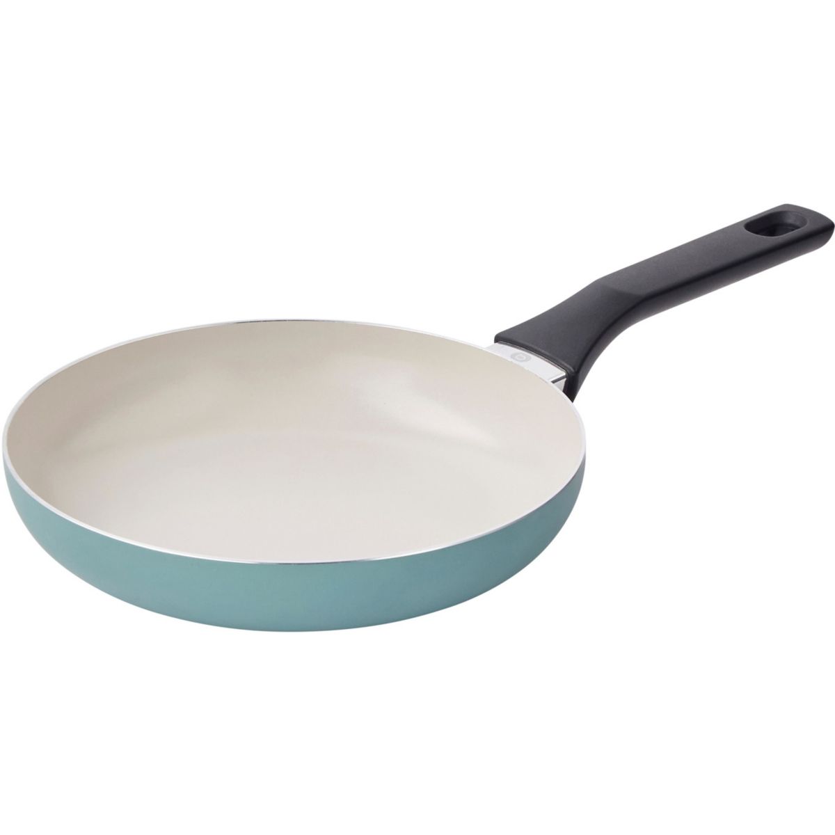 Poêle Céramique 24cm vert couleur unique, ESSENTIEL B