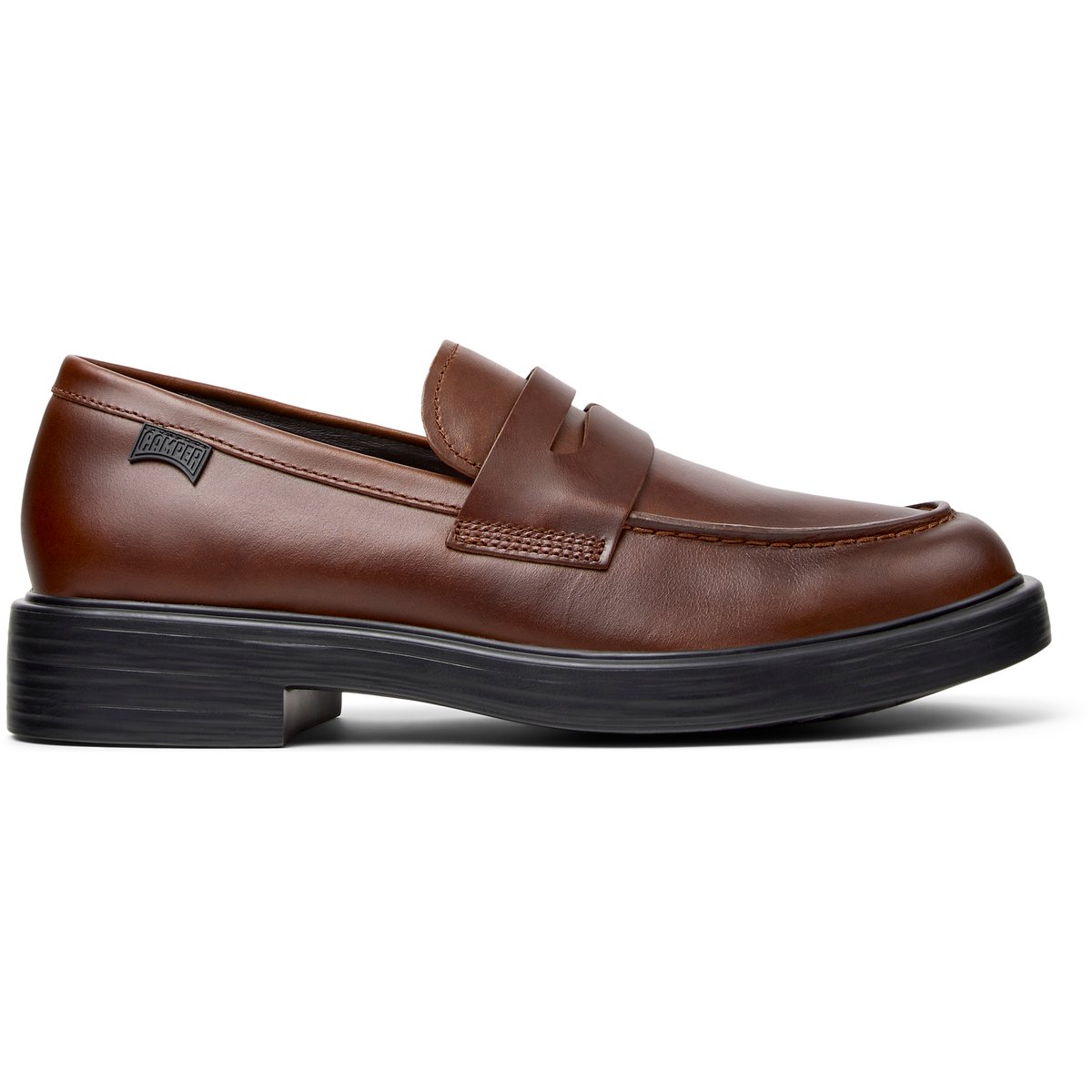 Mocassins Dean Smooth Leather noir, CAMPER
