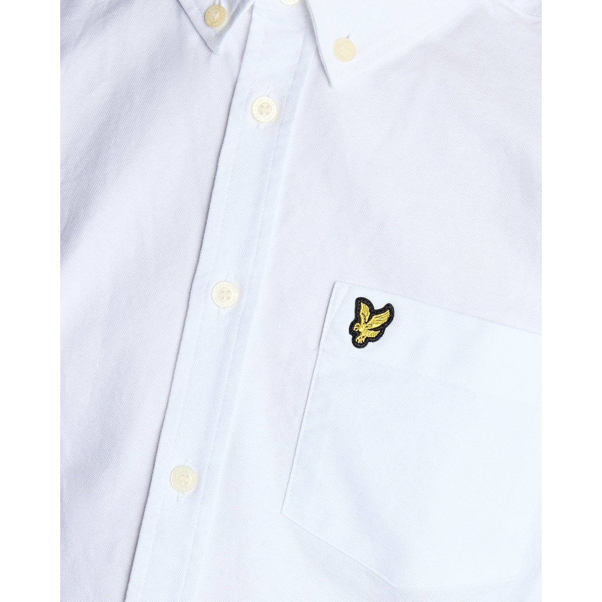 Chemise Oxford en coton boutonné blanc, LYLE & SCOTT