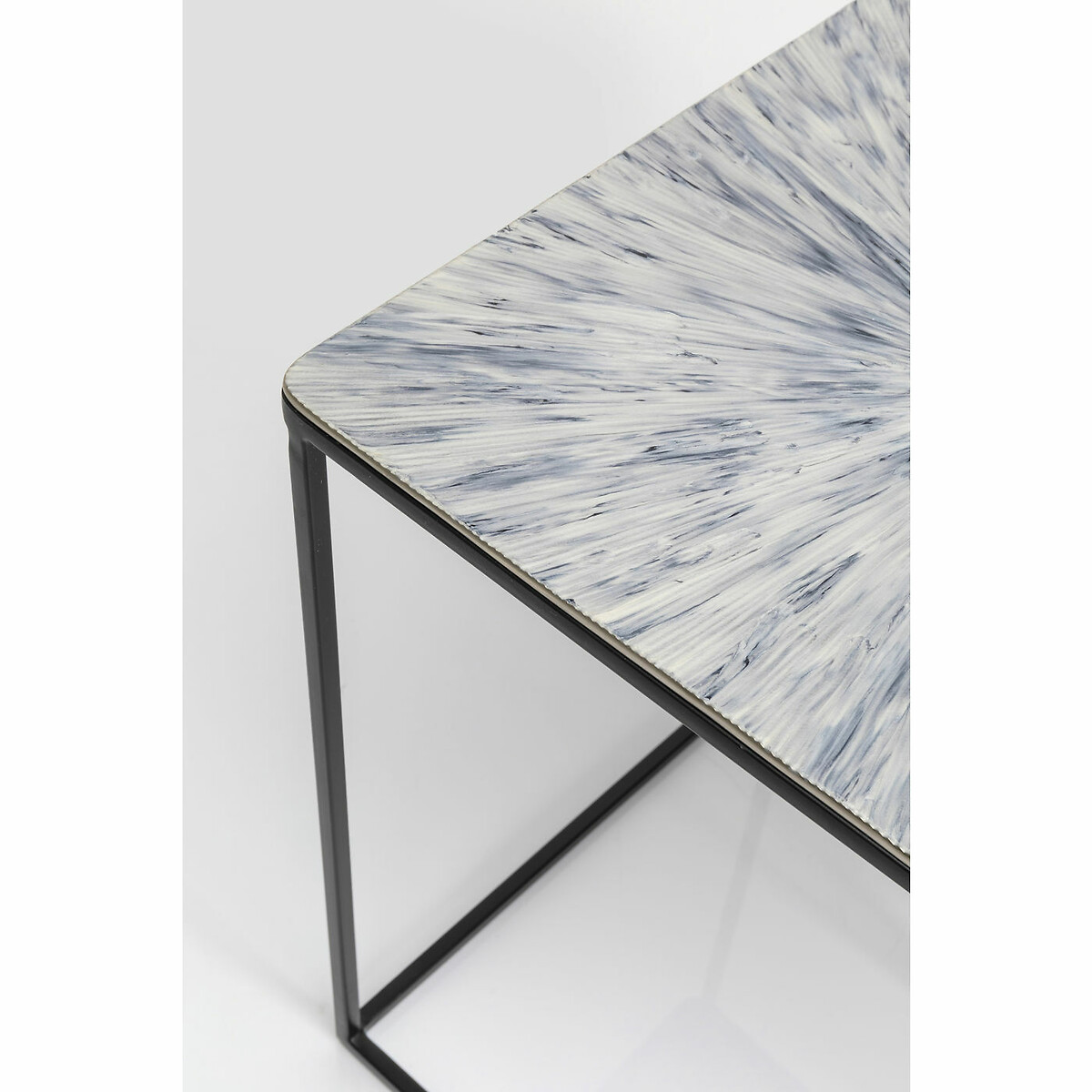 Table d appoint Ray carré (3/Set) multicolore, KARE DESIGN