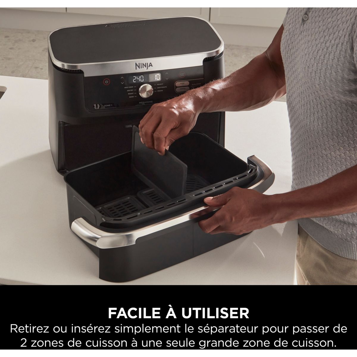 Friteuse sans huile Foodi Flex 10,4L AF500EU couleur unique, NINJA