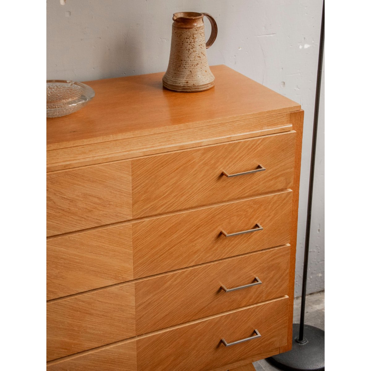 Commode en bois clair style scandinave Olga N°461 - Bon état bois clair, DEBONGOUT