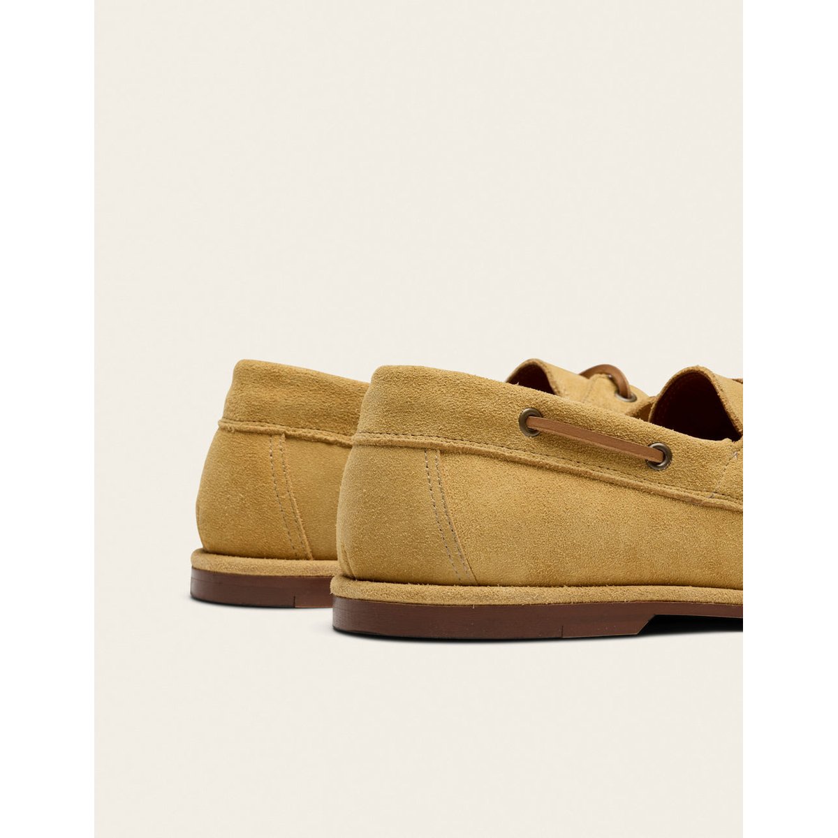Chaussures Bateau BOSAN suède beige, ODAJE