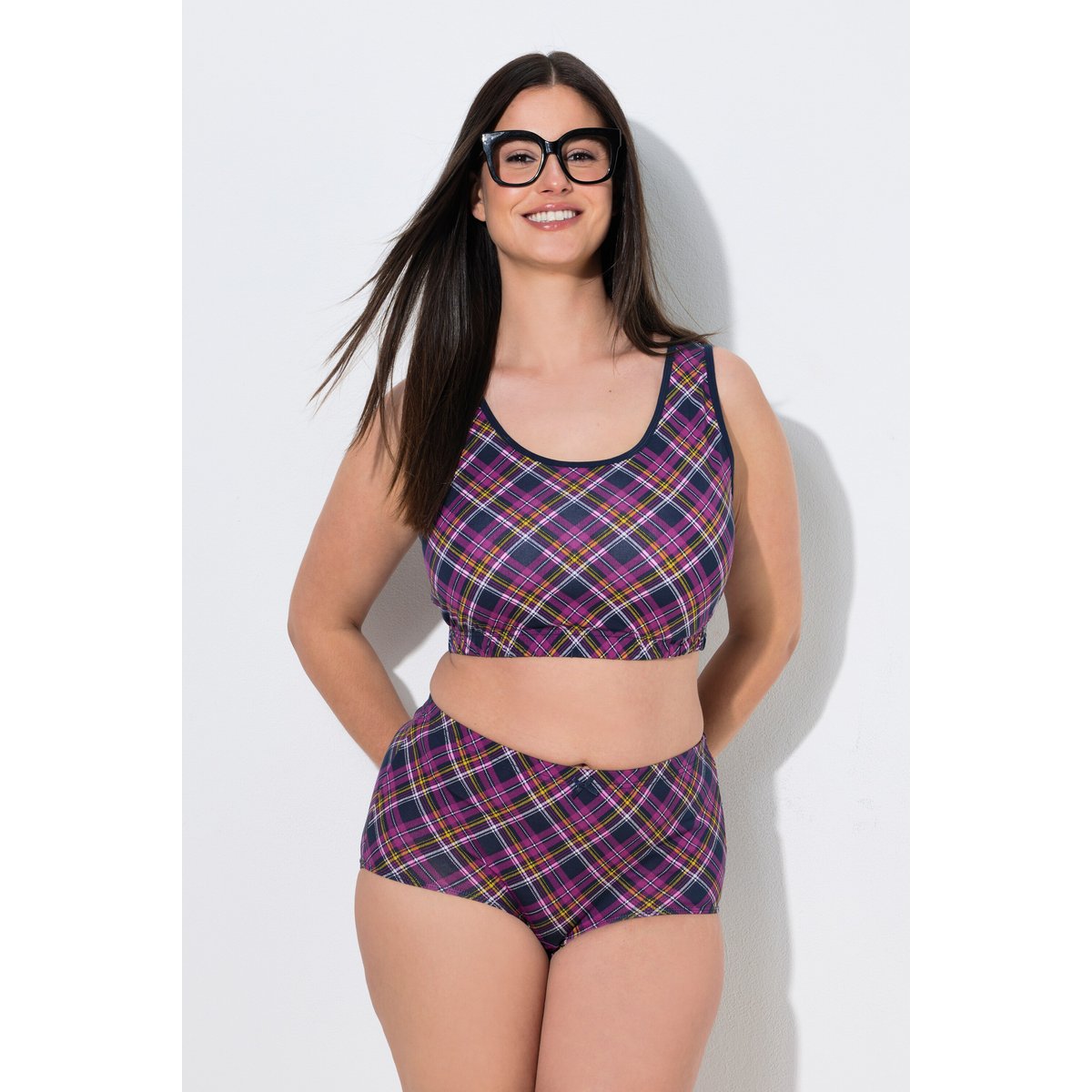 Lot de 2 shorties taille haute baie, ULLA POPKEN