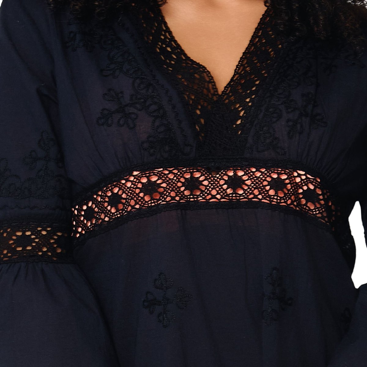 Robe de plage noir, LINGADORE