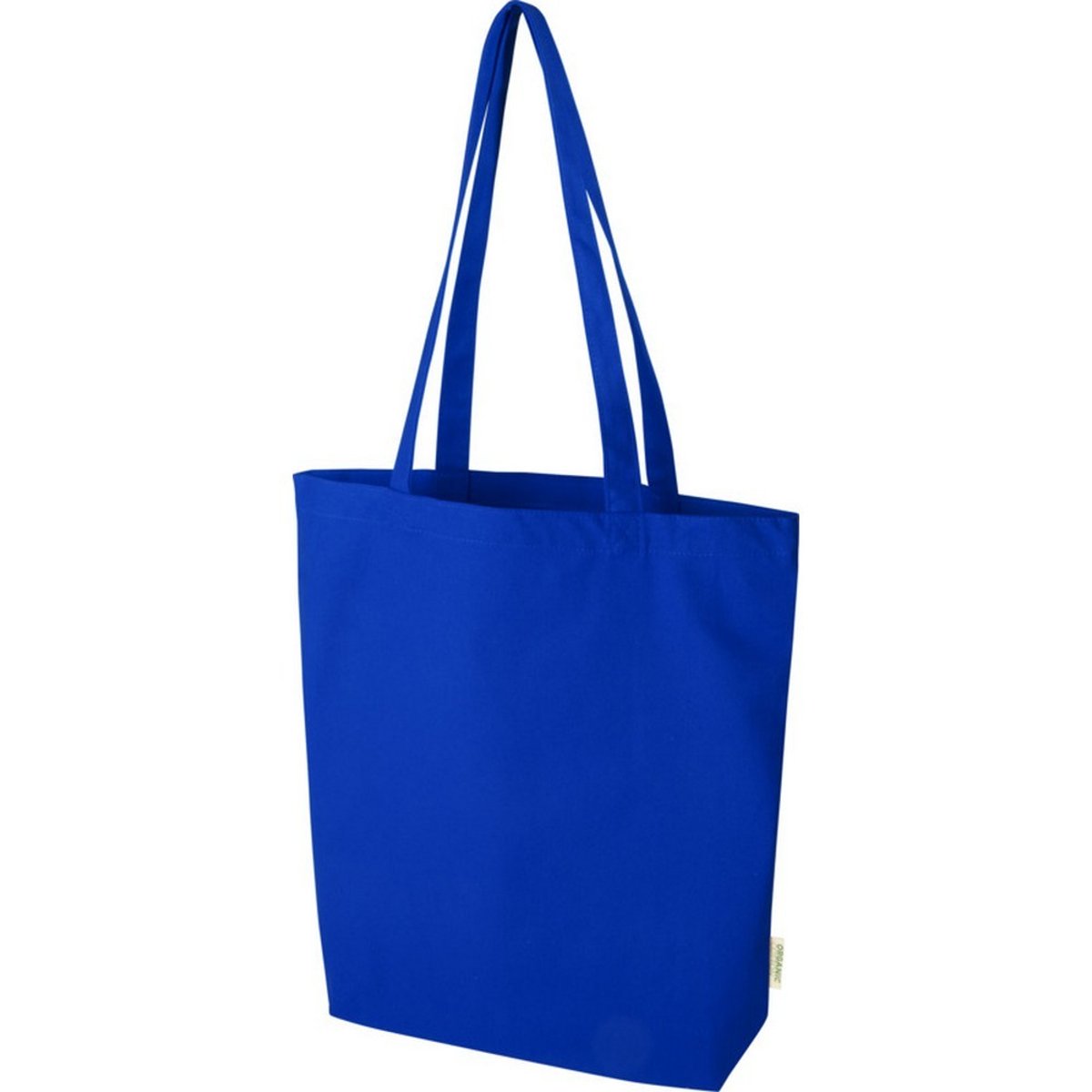 Tote bag en coton bio ODISHA bleu roi, FLOSO