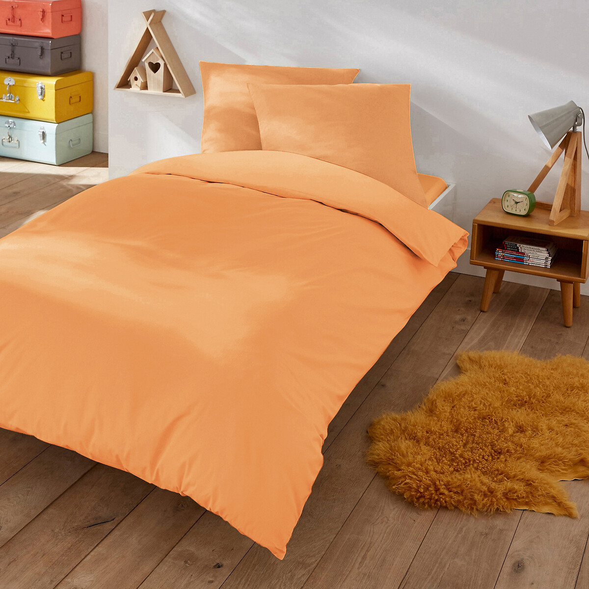 Housse de couette enfant en polycoton, Scenario mangue, LA REDOUTE INTERIEURS