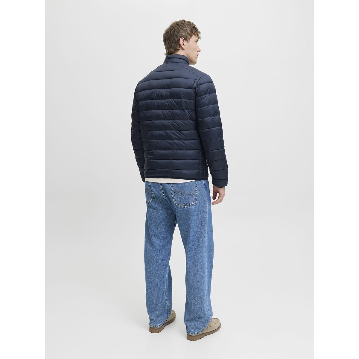 Quilted Padded Jacket navy blue, JACK & JONES