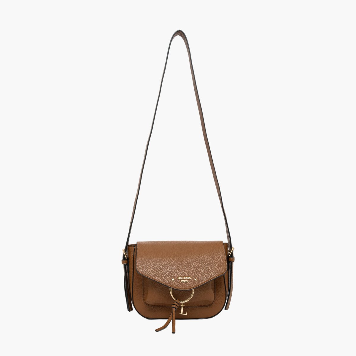 Sac porté épaule Tatjana camel,doré, LOLLIPOPS