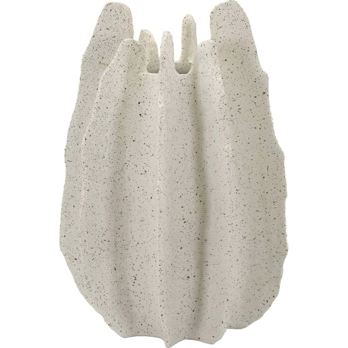 Vase sculptural effet pierre MODERN multicolore effet pierre moucheté, RECOLLECTION