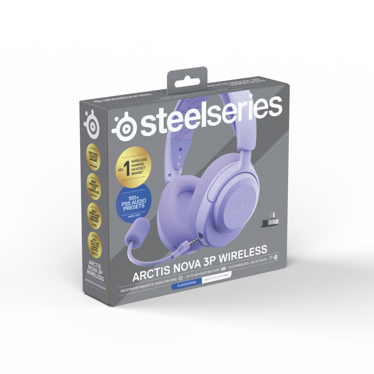 Casque gamer Arctis Nova 3PW Lavande couleur unique, STEELSERIES