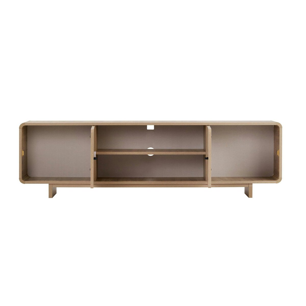 Meuble TV moderne 180 cm MARFA chêne, PIER IMPORT