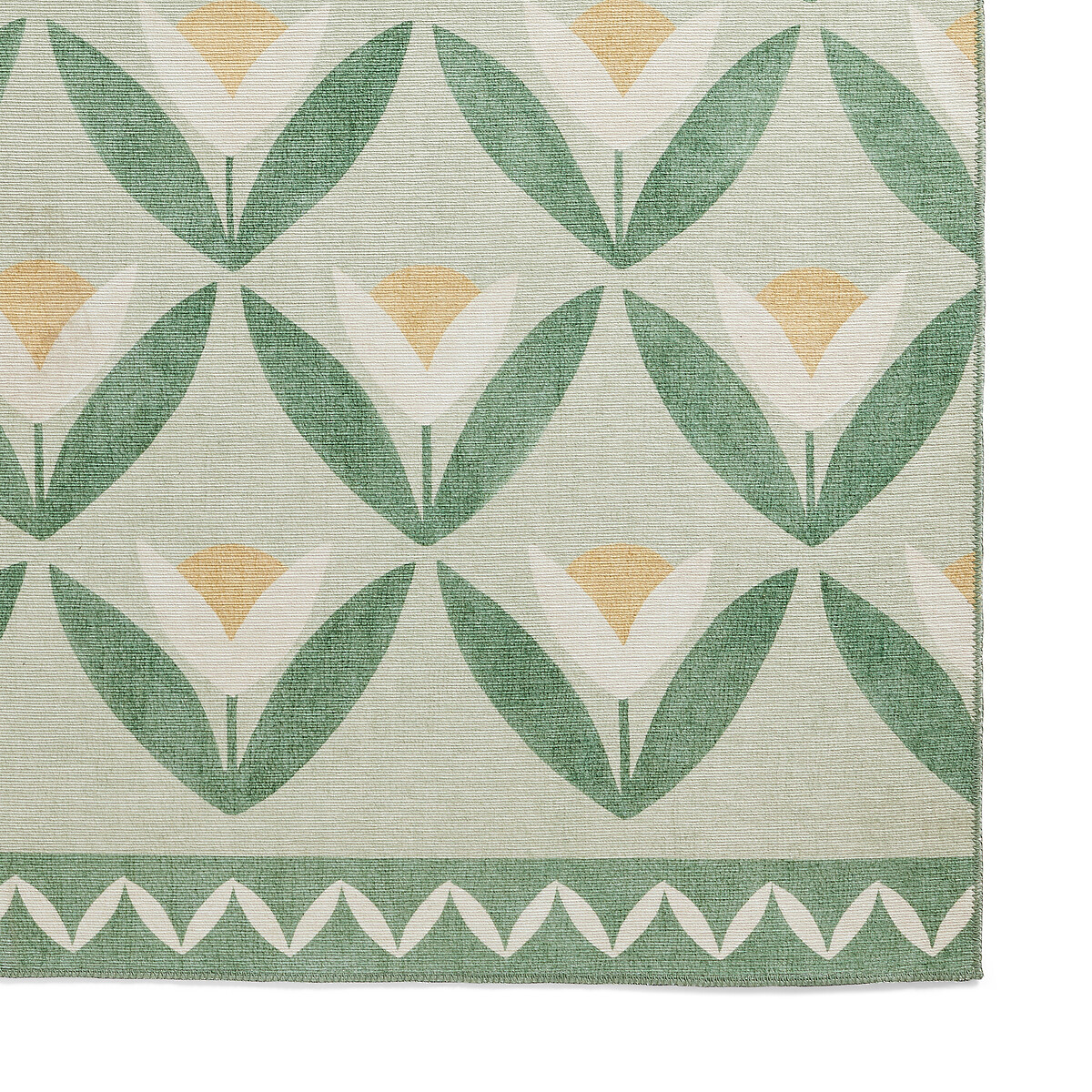 Tulip Trellis Washable Rug pine, SCION