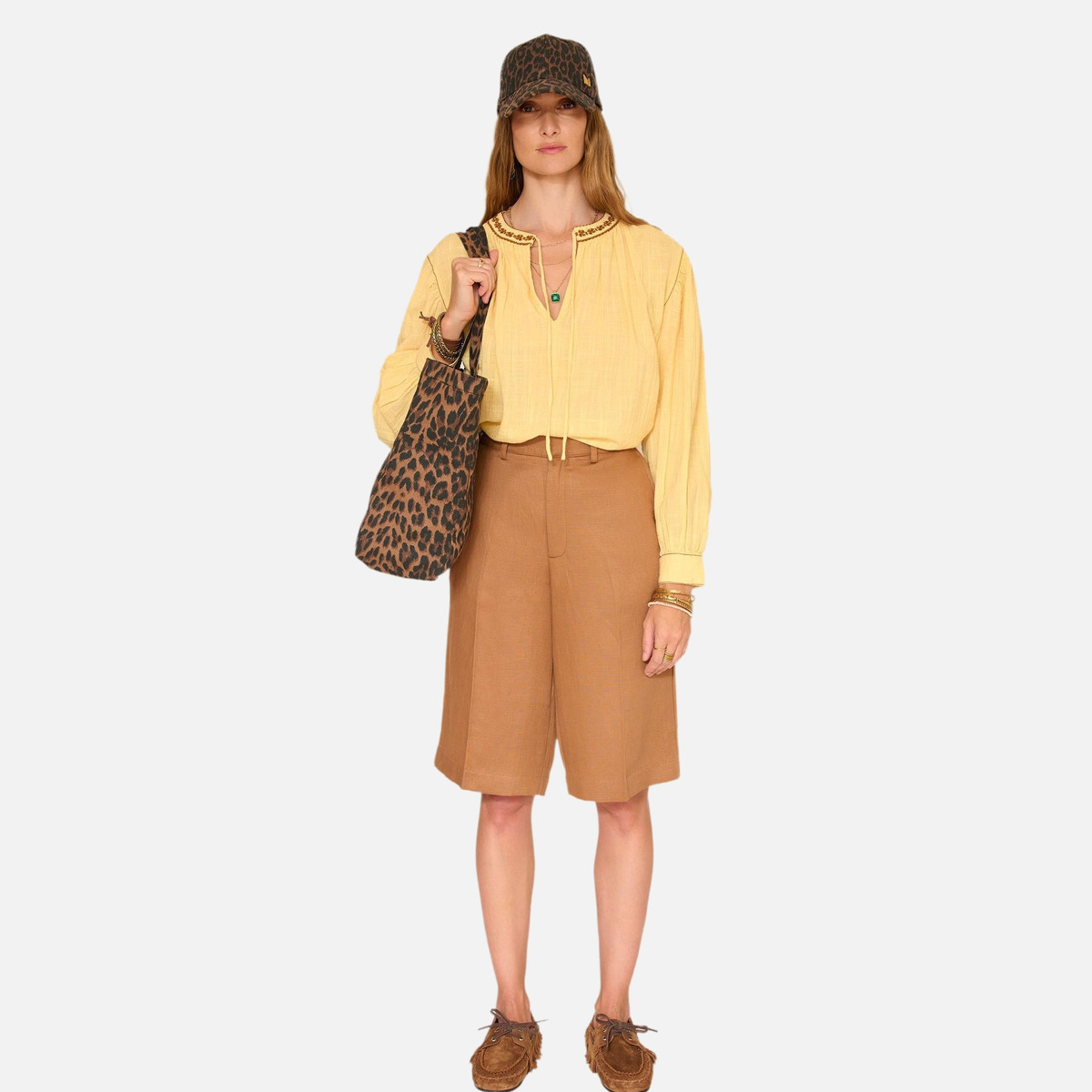Chemise HERA 26s jaune soleil, MKT STUDIO