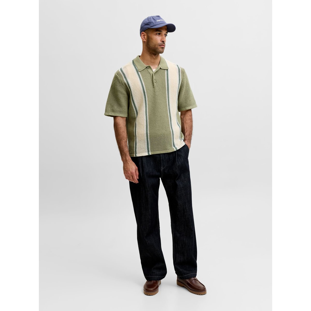 Polo Tricoté seagrass, JACK & JONES