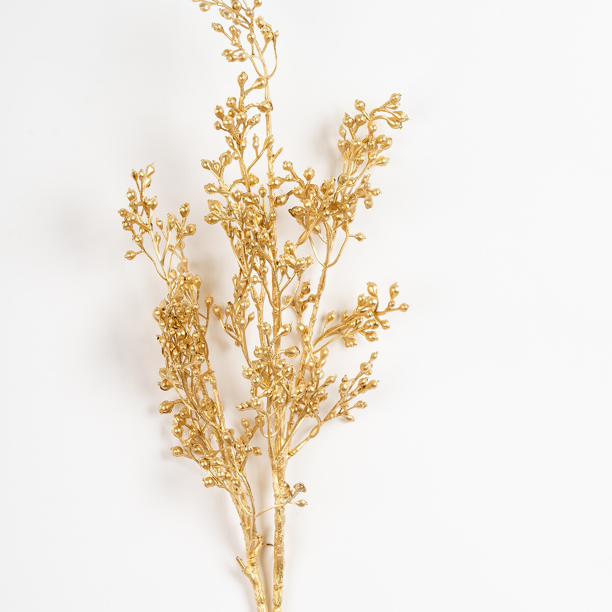 Set of 3 70cm Gold Mini Berry Branch gold-coloured, SO'HOME