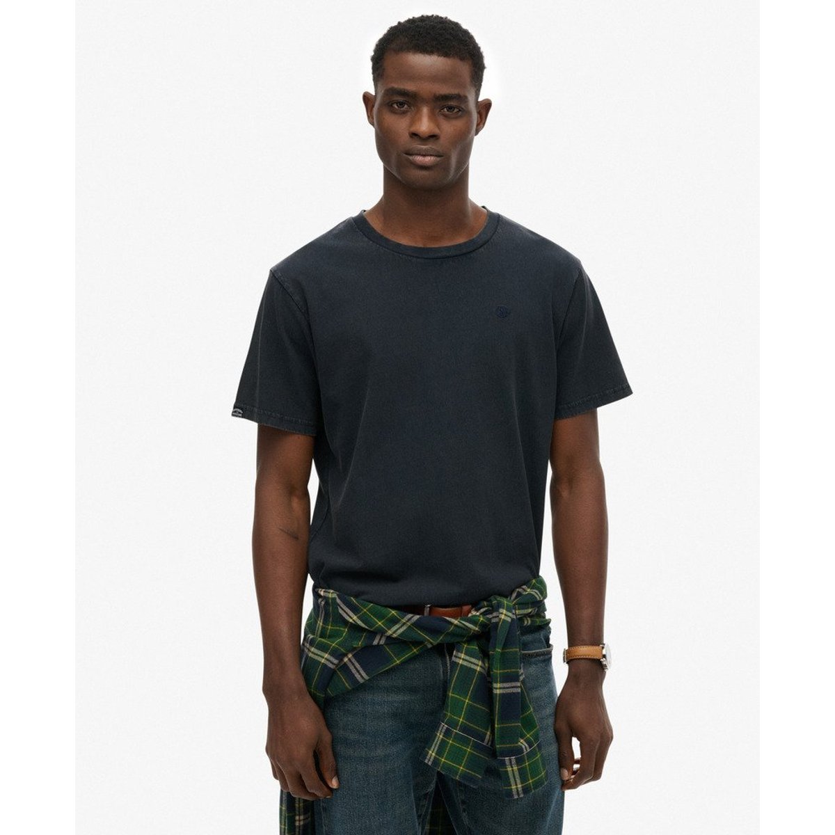 T-Shirt Décontracté Essentials bleu marine très foncé, SUPERDRY