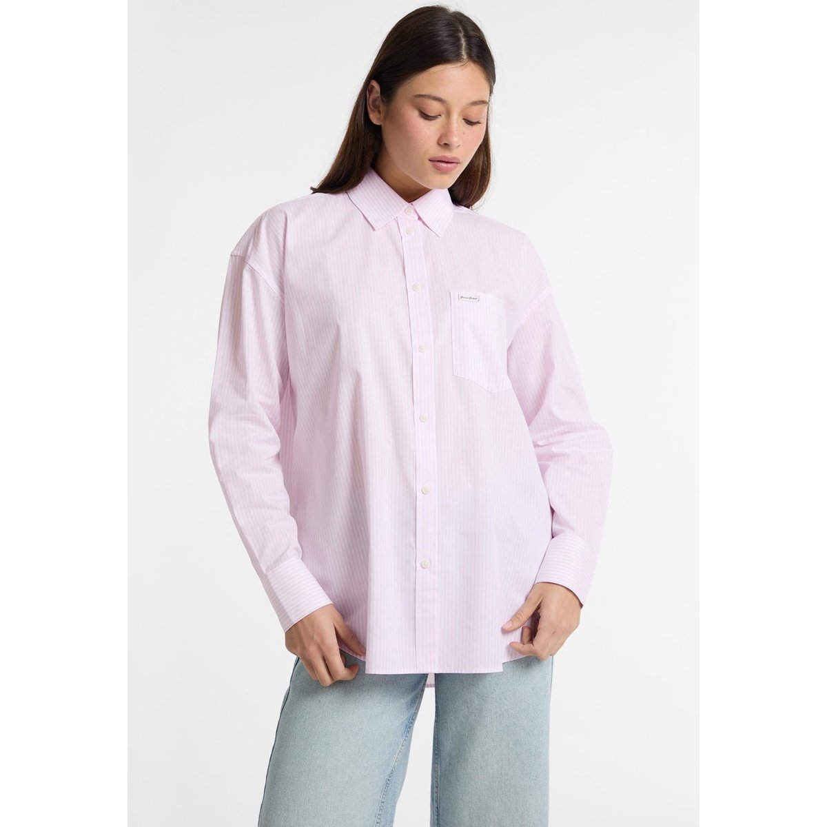 Chemise Rayée rose, GUESS JEANS