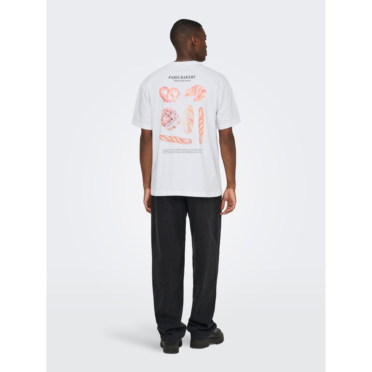 T-Shirt bright white 1, ONLY & SONS