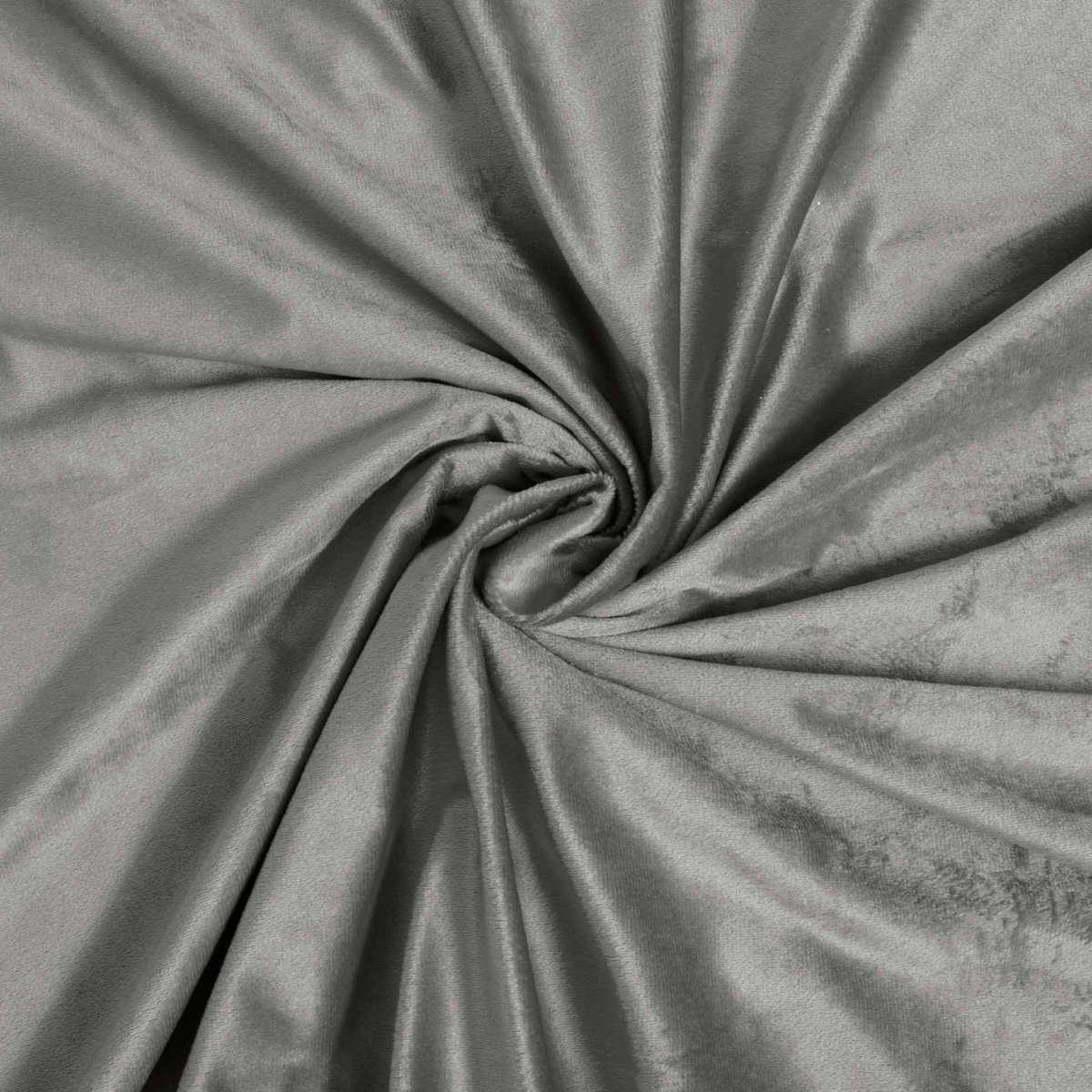 Parure de lit en velours uni gris anthracite, DOUCEUR D'INTÉRIEUR