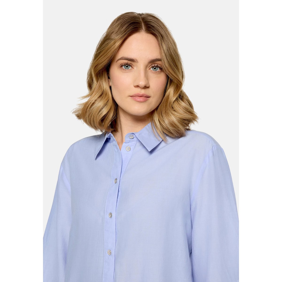 Blouse casual à broderies blue heron, CARTOON