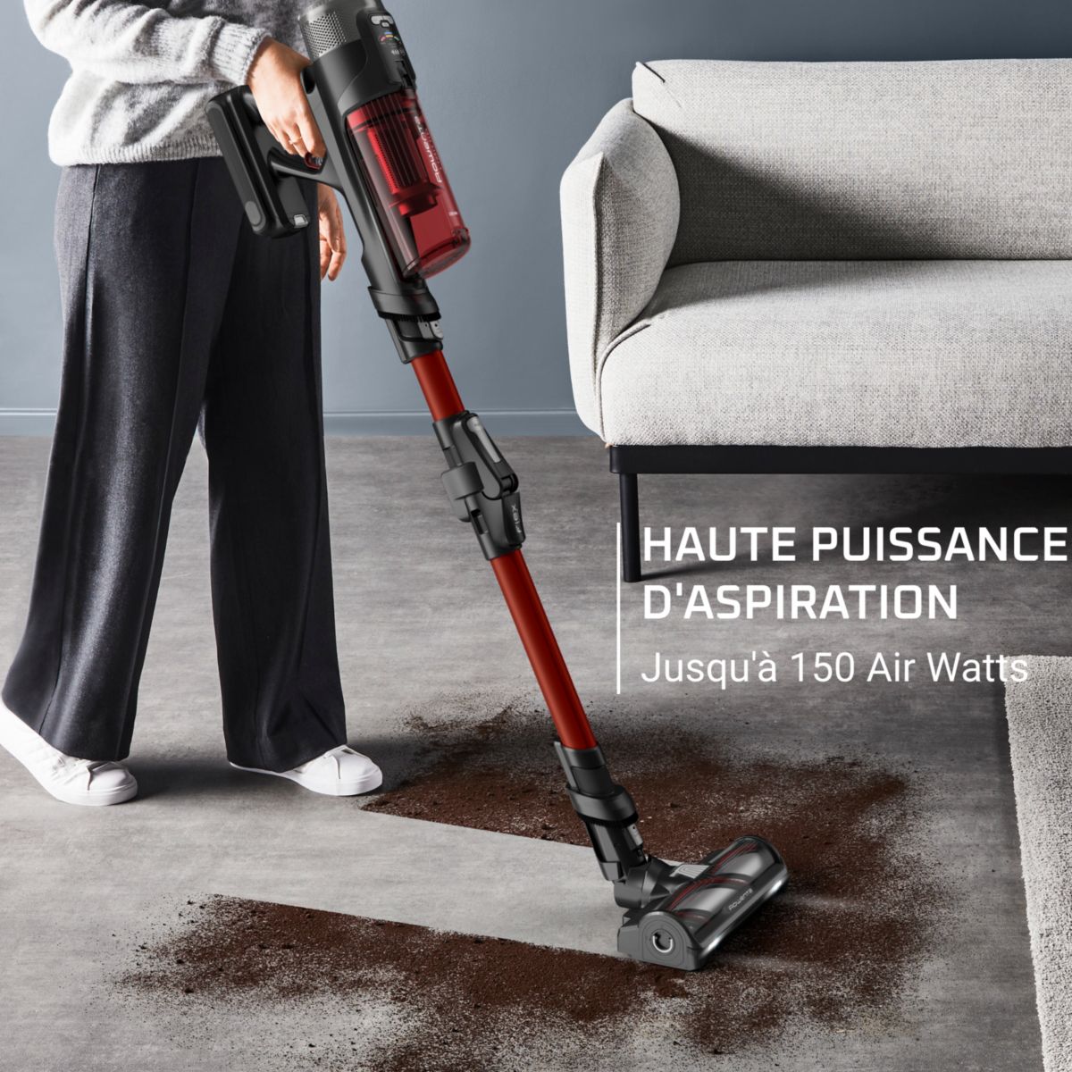 Aspirateur balai X Force Flex 13.60 animal RH9A73WO couleur unique, ROWENTA