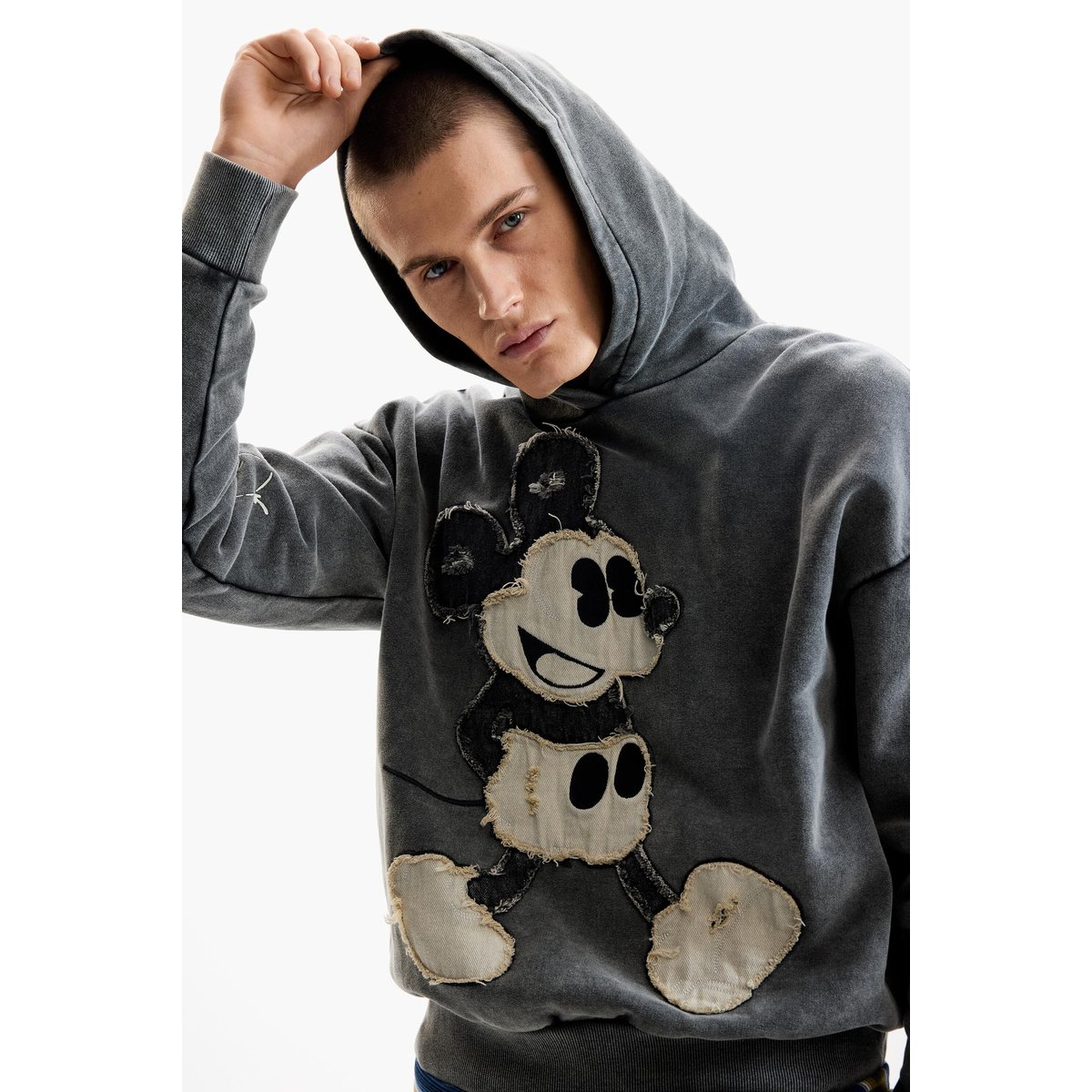 Sweat à capuche mickey disney™ noir, DESIGUAL