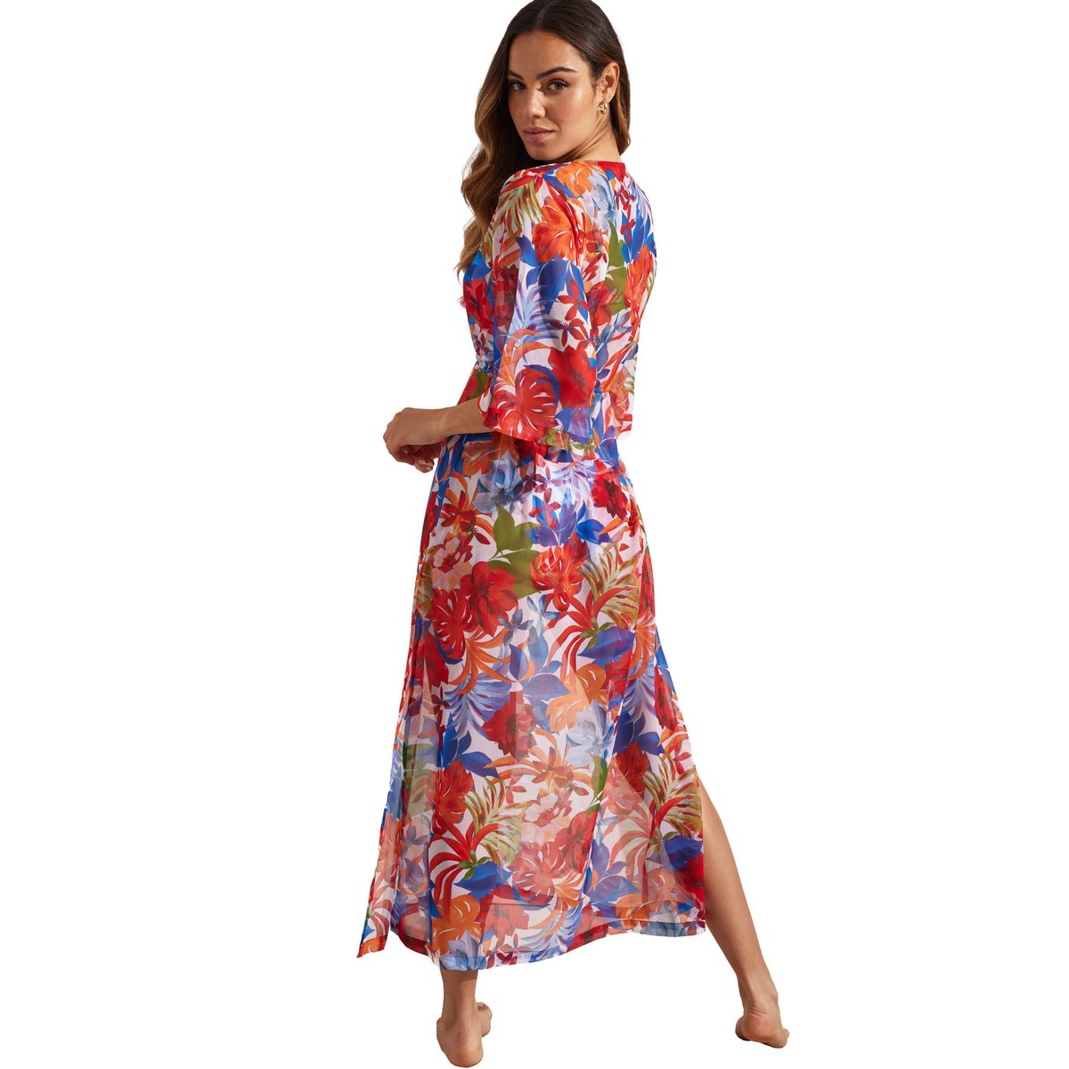 Robe longue de plage BABILONIA blanc, SELMARK MARE