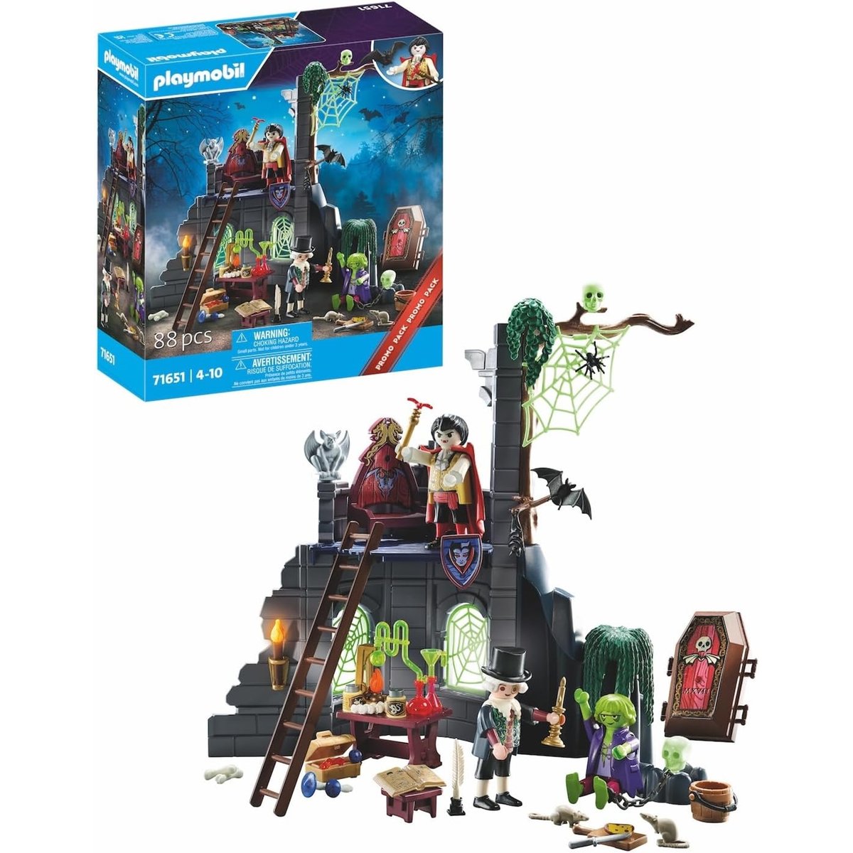 Ruine hantée multicolore, PLAYMOBIL