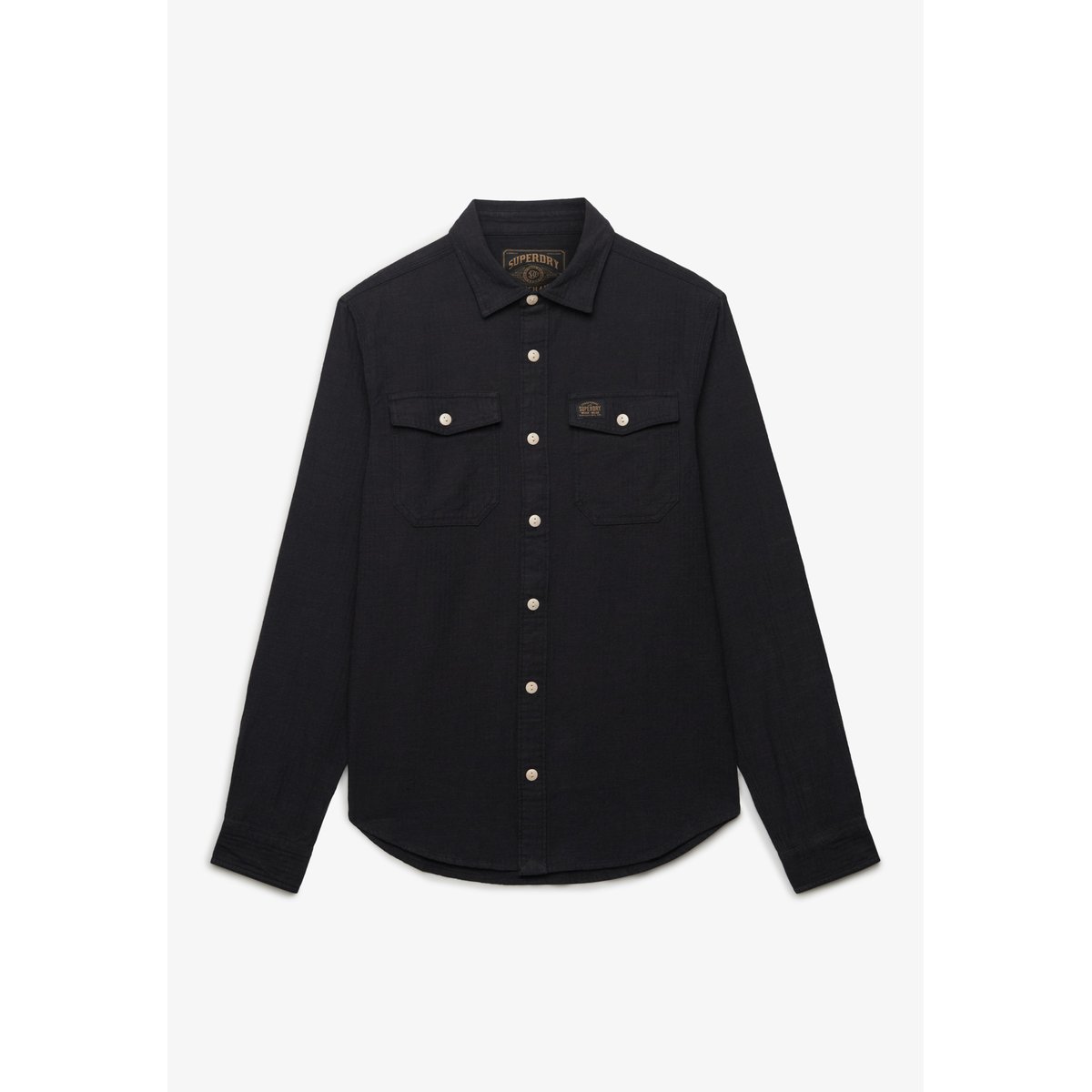 Chemise Workwear à Chevrons noir, SUPERDRY