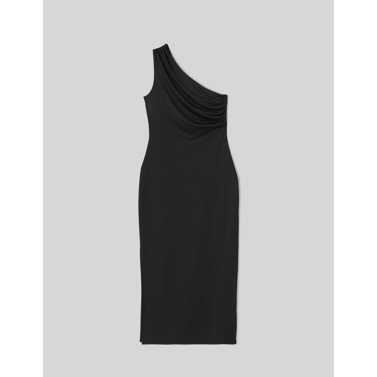 Robe longue épaule dénudée noir, BZB