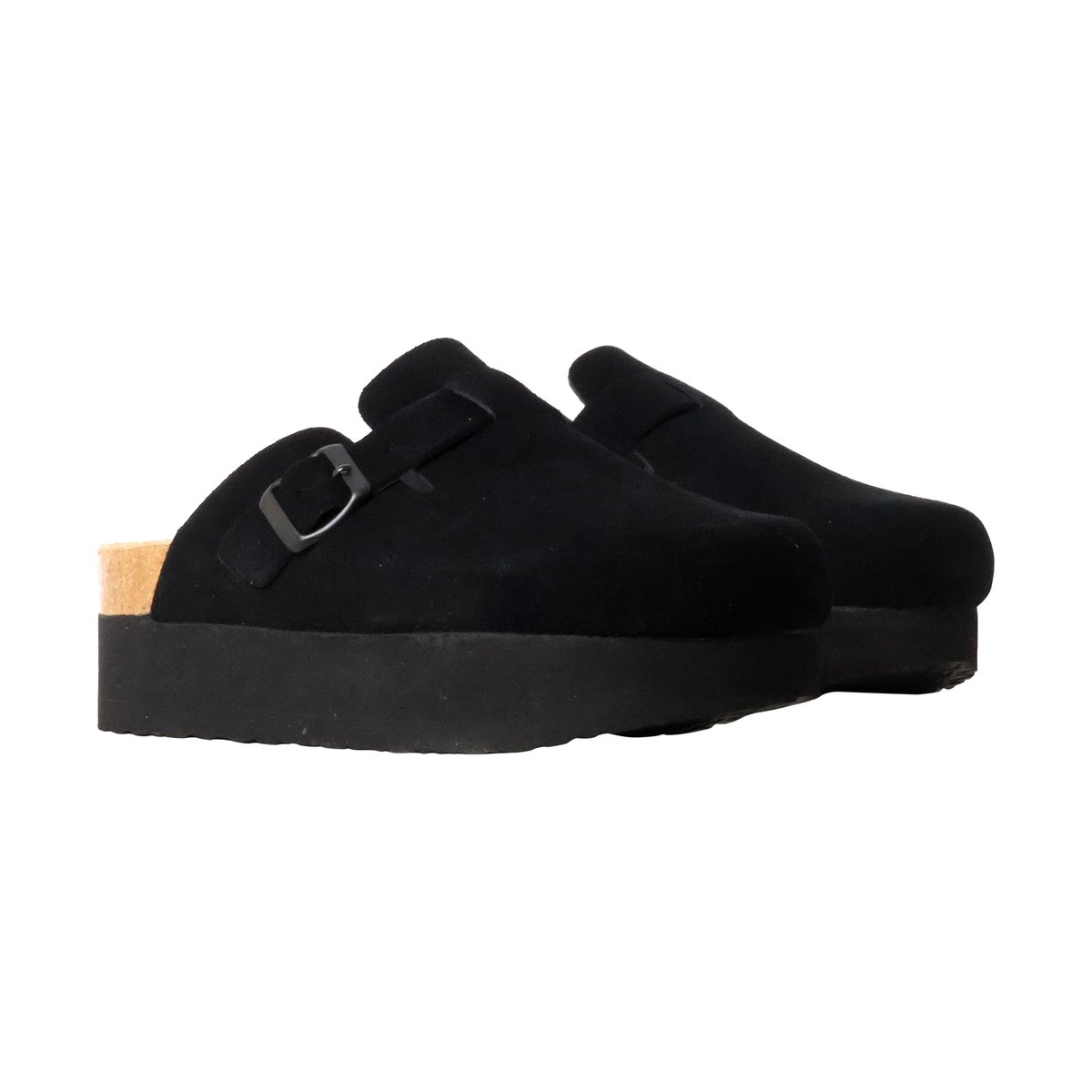 Mules Haute Cuir noir, ENZA NUCCI