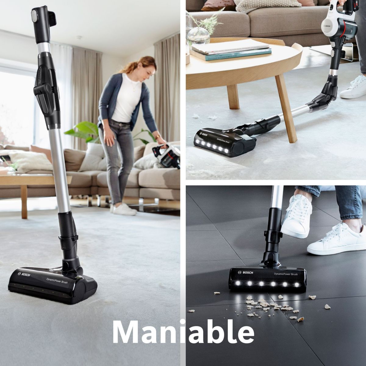 Aspirateur balai Unlimited 7 BCS711XXL blanc, BOSCH