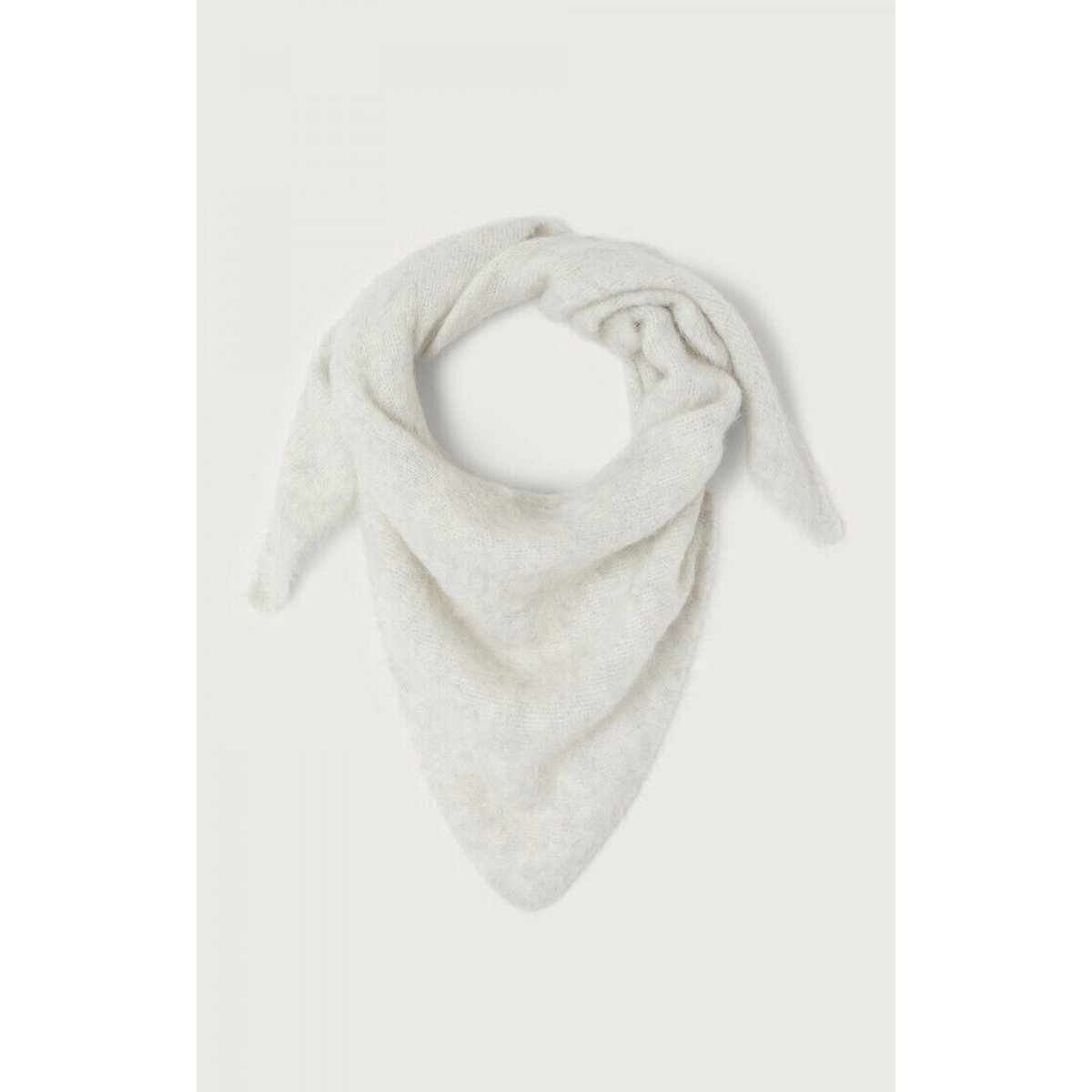Echarpe triangle, NIBY gris polaire, AMERICAN VINTAGE