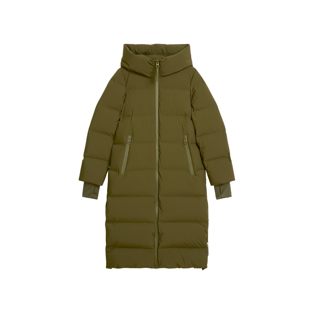 Manteau de duvet MOP x Function en tissu Performance-Fabric 2 couches étanche à l'eau vert foncé, MARC O'POLO