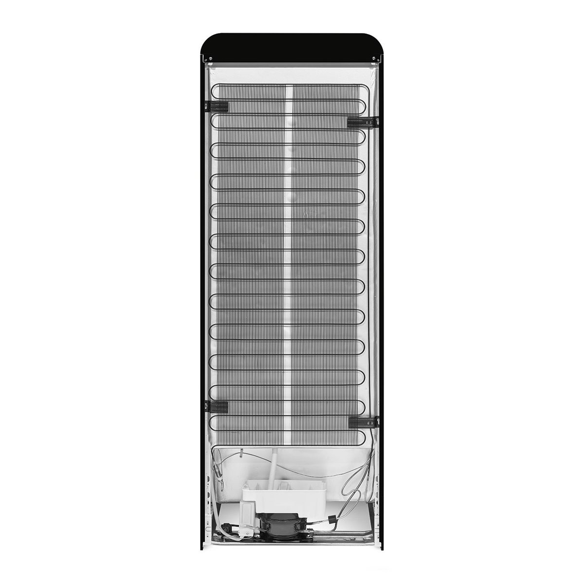 Réfrigérateur 2 portes poignée à droite FAB30 noir brillant, SMEG