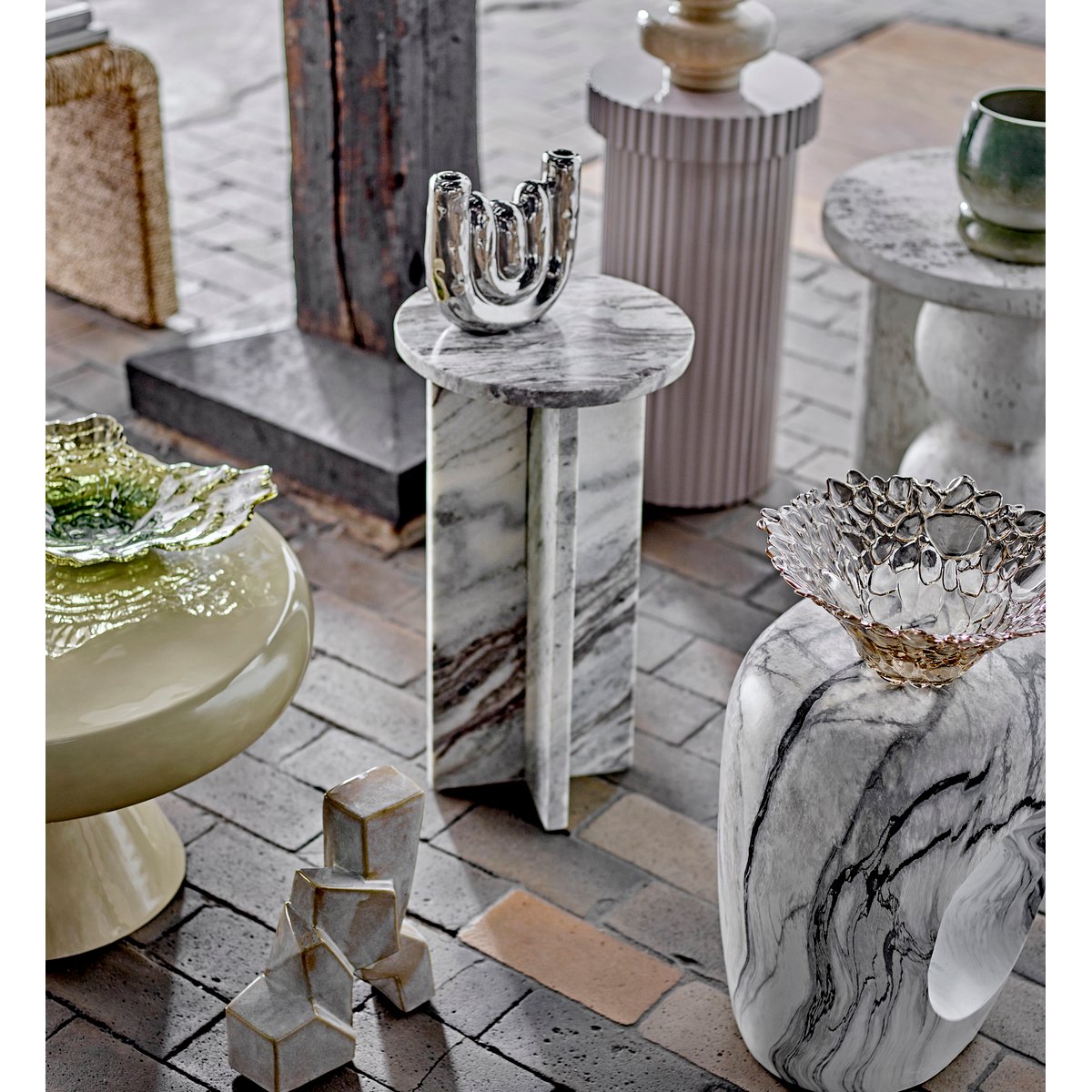 Bougeoir argent, BLOOMINGVILLE