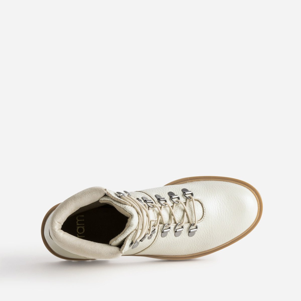 Boots en cuir LINKA ecru, ERAM