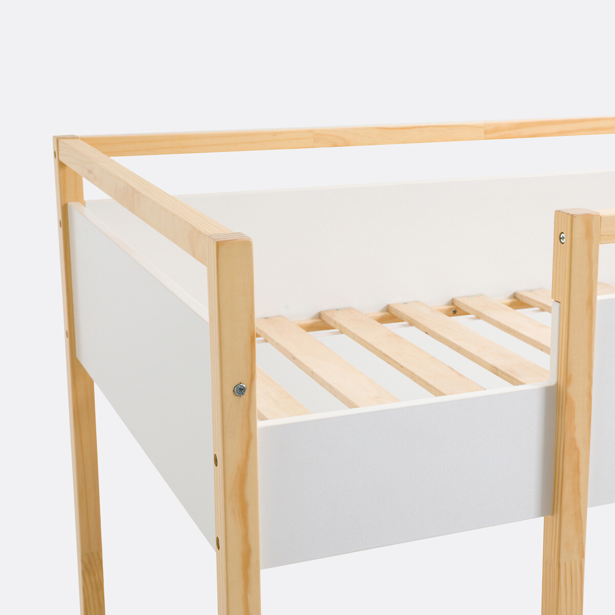 Letti a castello, Asly bianco/legno, LA REDOUTE INTERIEURS